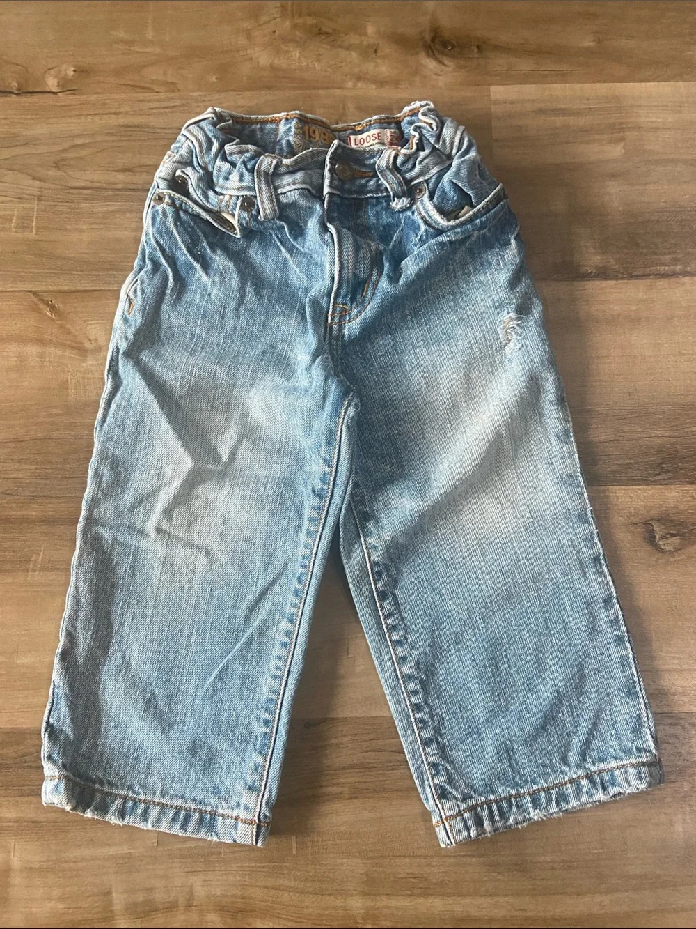 Kids Denim Pants - Light Blue and Dark Blue